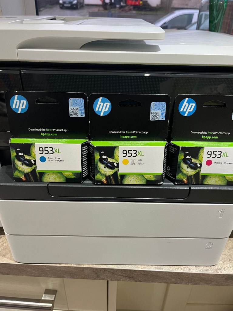 HP OfficeJet Pro 7740 Wireless All In One A3 Multifunction Printer with INKS