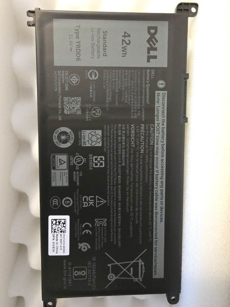 NEW Dell Laptop Battery 42Wh Type YRD06