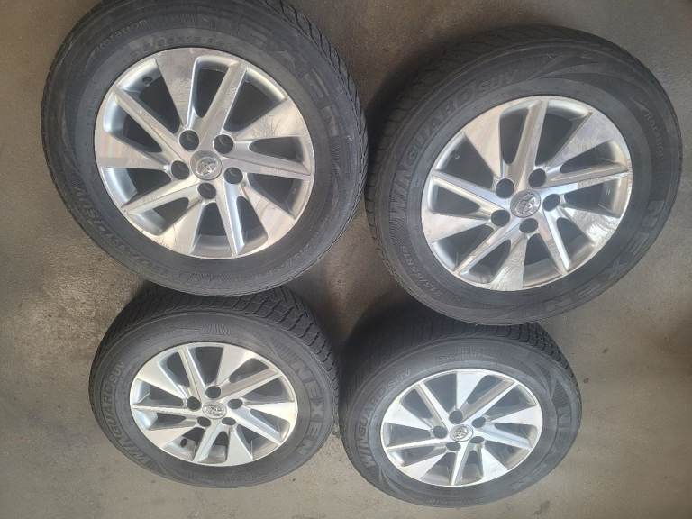 5×114.3 Toyota Alphard Vellfire Alloy Wheels & 215 65 15 Tyres