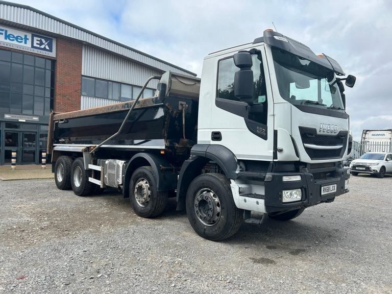 IVECO STRALIS X-WAY 8X4 STEEL TIPPER 2018 – RK68 LXX