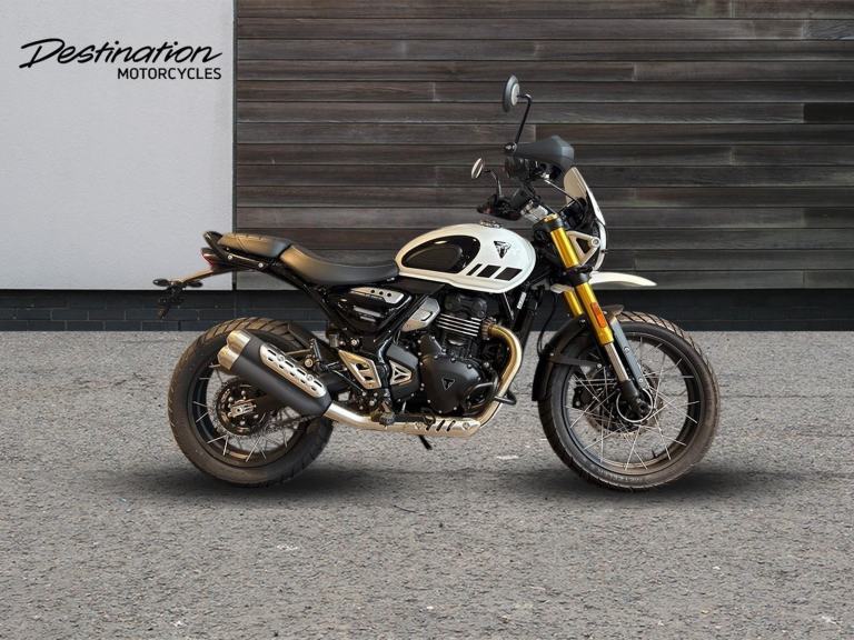 2025 Triumph SCRAMBLER STANDARD COLOUR white Manual