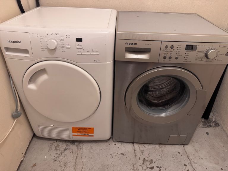 Bosch Washing Machine, Silver