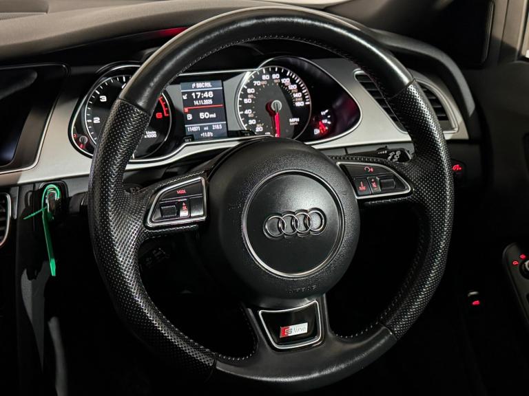 2014 AUDI A4 S LINE 2.0 DIESEL TDI ESTATE 1 PREVIOUS OWNER £165 TAX 60+ MPG