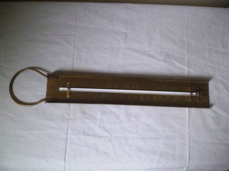 VINTAGE BRASS COOKING THERMOMETER