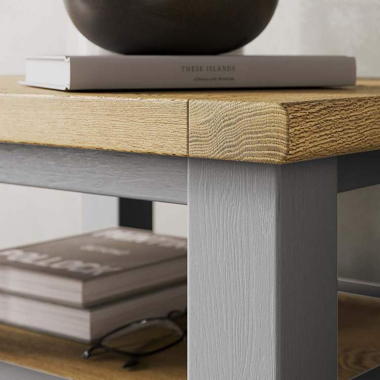 Bedside Table with Oak Top and Two Drawers - BRAND NEW (BOXED) | in ...