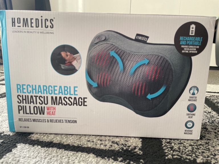 Homedics Rechargable Shiatsu Massage Pillow