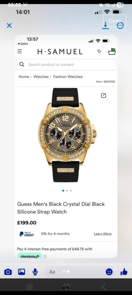 Watch mens