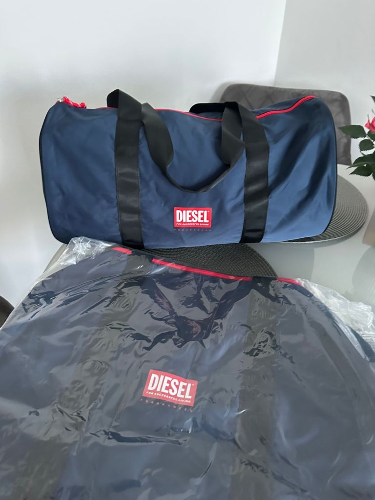 DIESEL BAG,Blue,stylish one,good for gym etc