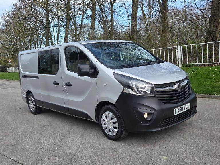 2018 Vauxhall Vivaro 1.6 CDTi 2900 BiTurbo ecoTEC Sportive Crew Van L2 H1 Euro 6 (s/s) 5dr (6 Se ...