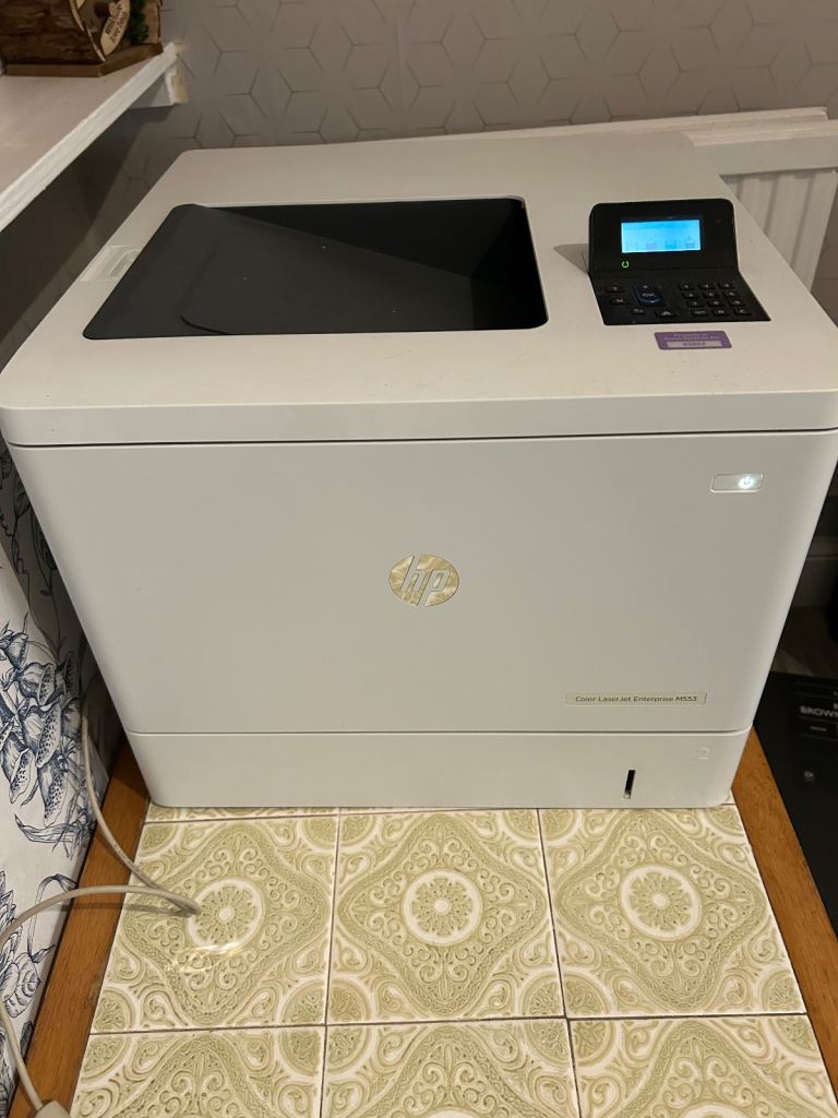 HP colour laser jet M553 A4 printer