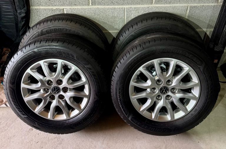 Alloy wheels & tyres 6 x 120 VW T7 & Transit custom 