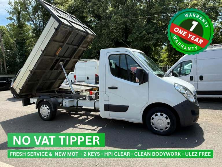 2017 Vauxhall Movano F3500 L2H1 CDTI TIPPER Tipper Diesel Manual