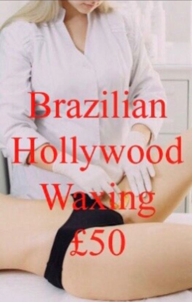 Brazilian/Hollywood Waxing and 1hour Massage £100