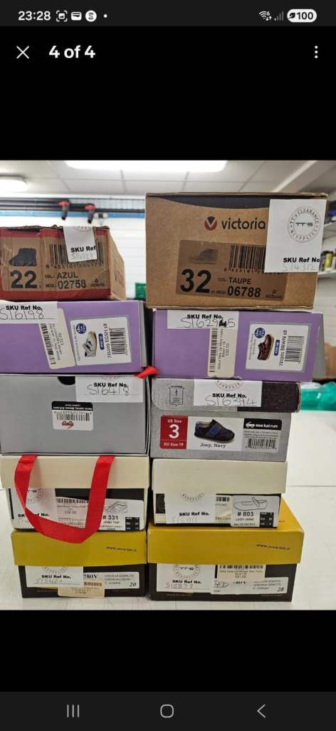 Joblot of 10 Brand New Kids Shoes - Mixed Sizes & Brands - Great Deal