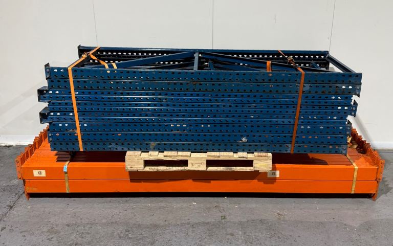 image for 7 Bays Of Polypal Pallet Racking - 2.4m High 3m Beams - Cheap Job Lot To Clear
