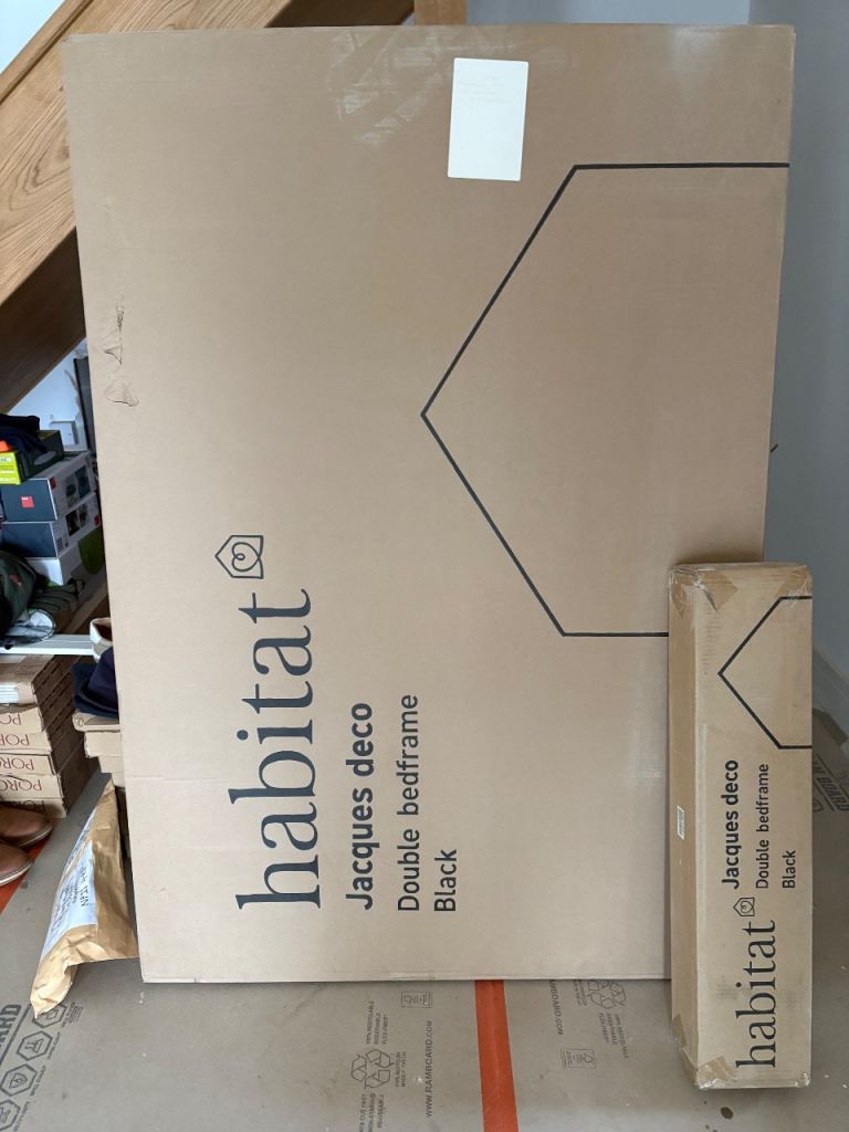 New in box double bed
