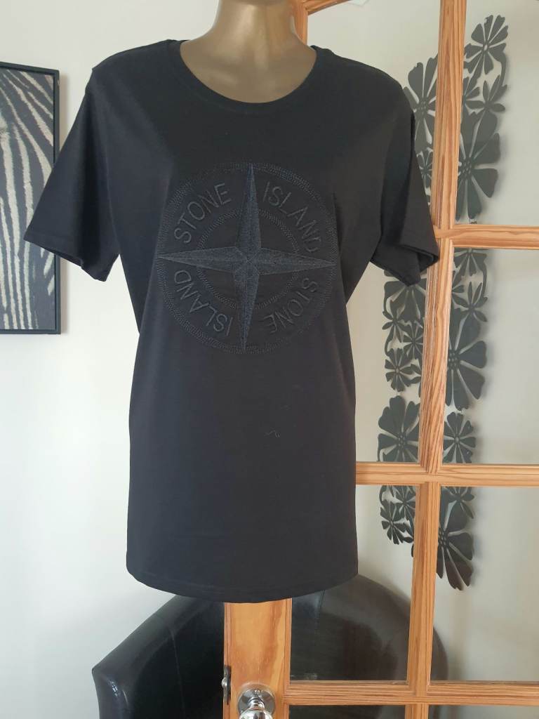  New Men's Stone Island ...🖤... T-Shirt Black Size S