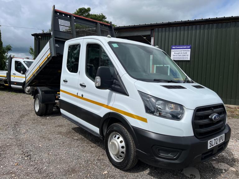 2022 Ford Transit CREW D/CAB DROPSIDE TIPPER 52K MILES RARE TRUCK Dropside Tipper Diesel Manual