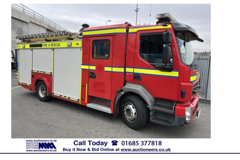 2009 Volvo FL 240 4X2 16 TON JOHN DENNIS BODY 6 SEAT CREW CAB FIRE TENDER --------------- NA Dies...