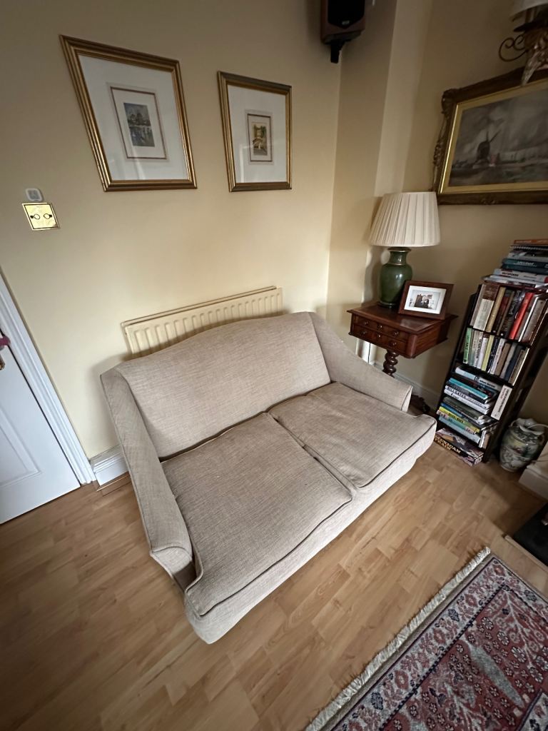 3 piece suite recently reupholstered 