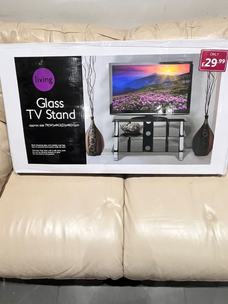 Glass TV Stand