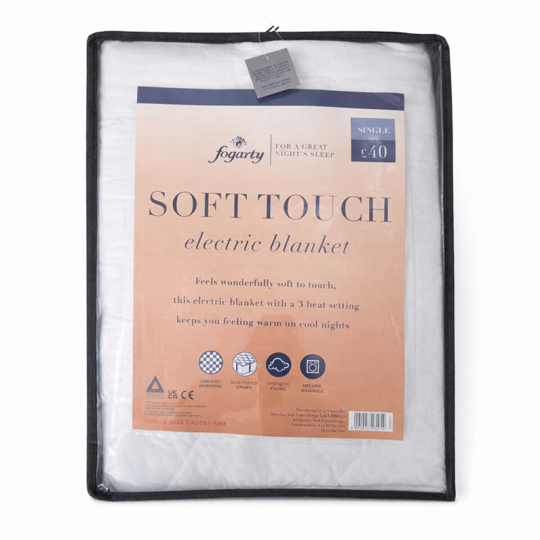 Fogarty soft touch electric blanket single