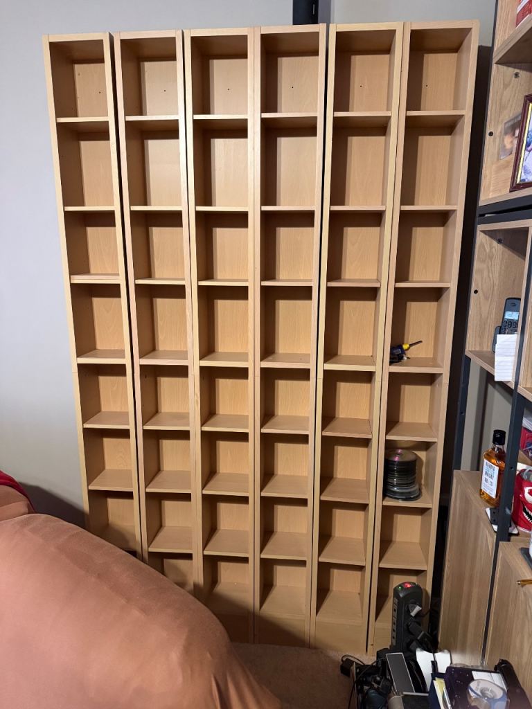 6 x Argos Blu- ray/DVD Storage Units Hold 88 DVD’s