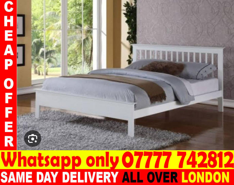--FREE DELIVERY:KING SIZE - SINGLE  - BED AND MATTRESS --(ytdsg
