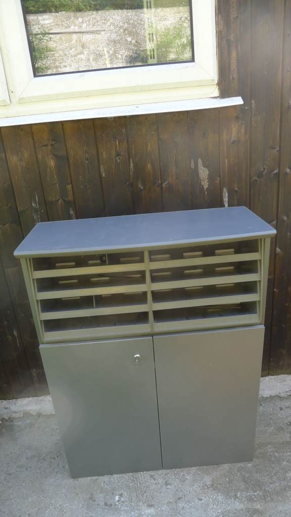 Office storage cabinet unit post office