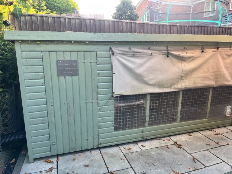 SOLD - Dog Kennel + Run