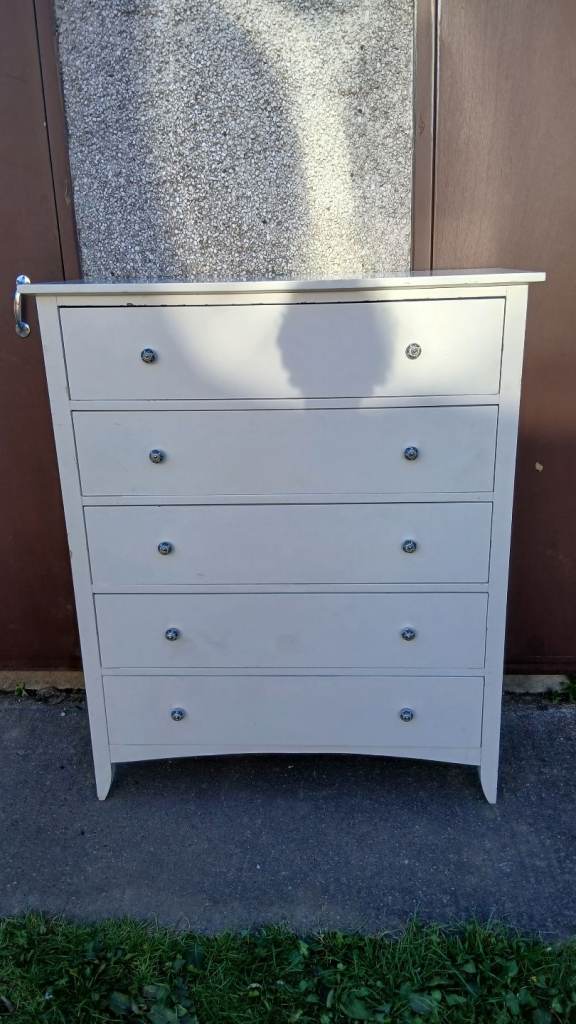 5 chest of drawers hard wood