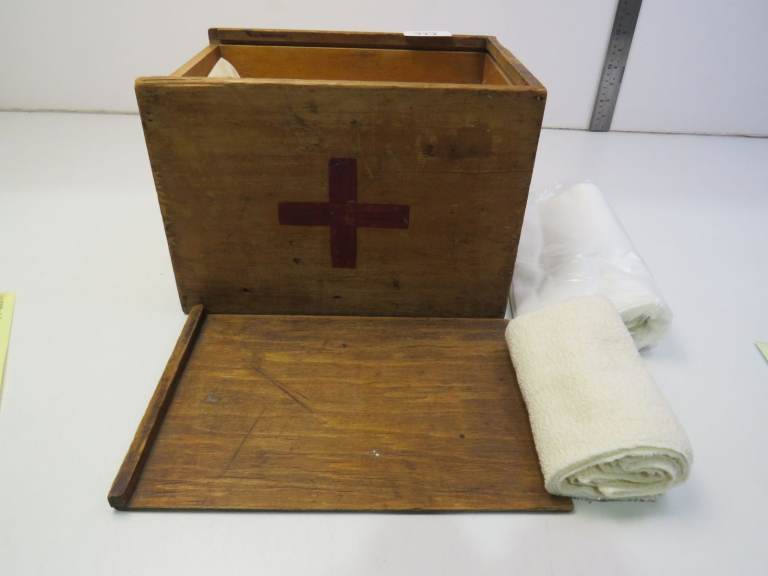 Rare Vintage Coal Mine Workers First Aid Kit with Contents 