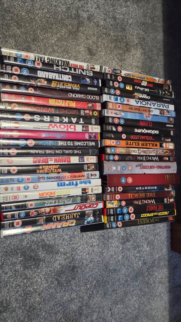 Job lot DVDs