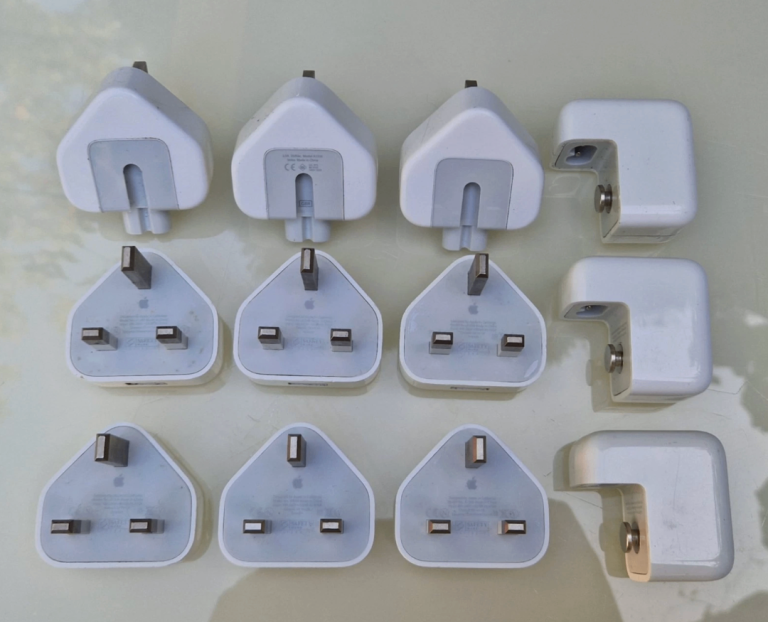 9x Apple 12W, 10W, 5W USB Charger Power Adapters Plugs iPhone & iPad Air