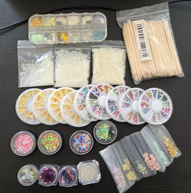 Self Nail Art Charm Kit