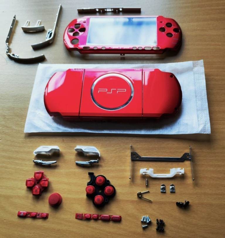 PSP 3000 (Housing Shell, Red, Brand New)