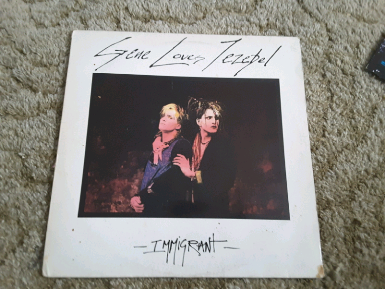GENE LOVES JEZEBEL - IMMIGRANT LP GOTH ROCK