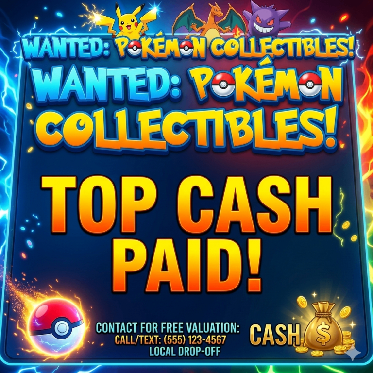 Wanted: Pokémon Collections.