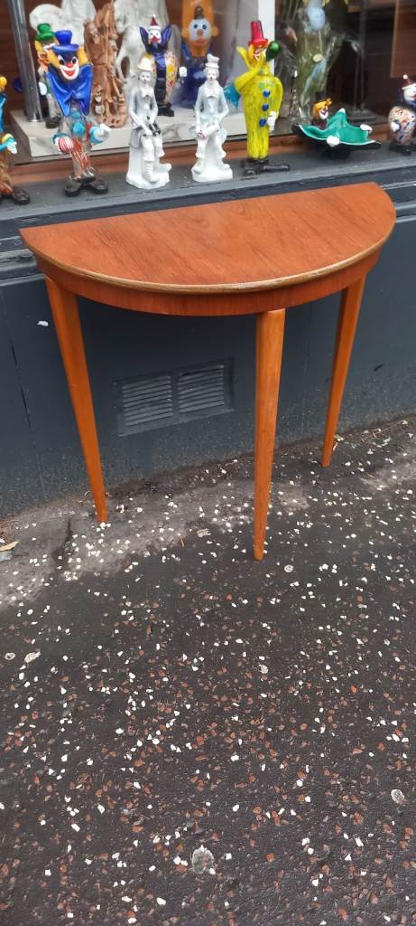 Vintage mid century teak console/ hall table