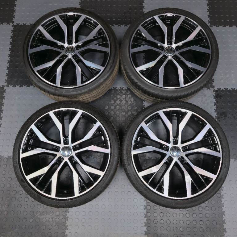 Genuine Volkswagen Golf Santiago 19" Alloy Wheels GTI GTD GTE Caddy