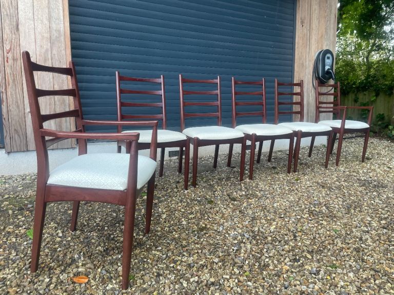 6 Danish Rosewood dining Chairs by Greaves & Thomas 1960s 