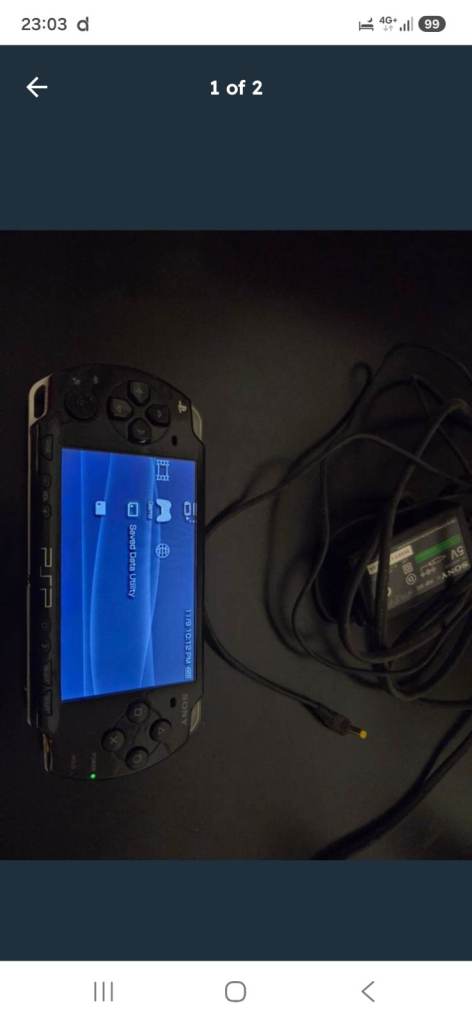 Sony PSP Handheld Console with Charger – Good Condition