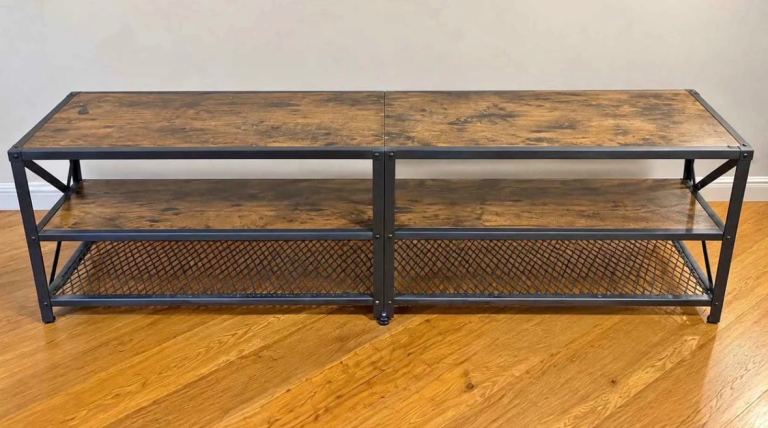 Industrial Style TV Unit / Coffee Table – Good Condition