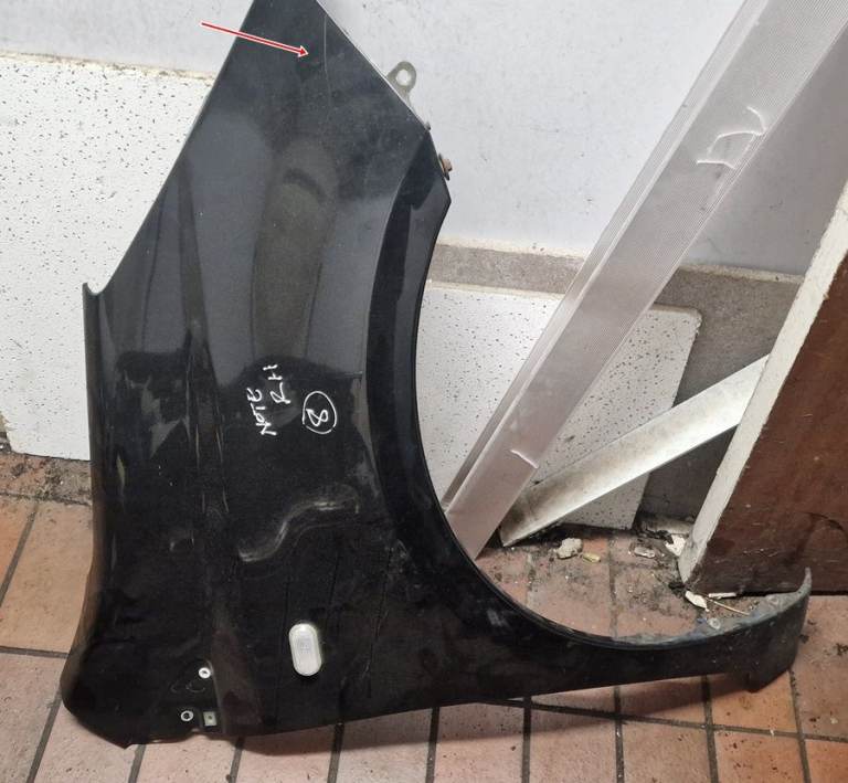 Nissan Note Right Side Front Wing Fender Black 2008