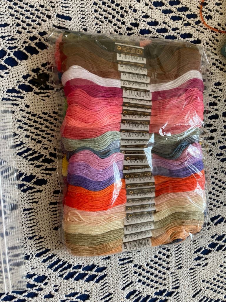 50 Assortment of Colours of Embroidery Silks NEW