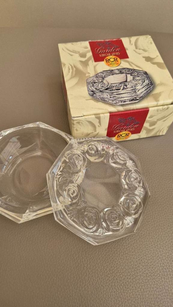 RCR Garden Scatola Crystal Trinket Box - New in Box