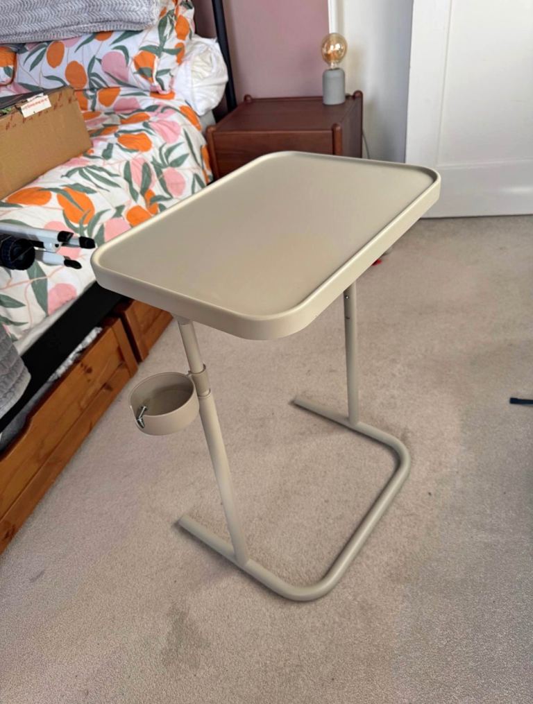 Beige IKEA Bjorkasen Adjustable Steel Laptop Stand