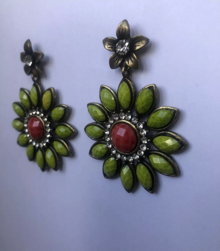 Flower Art Earrings 