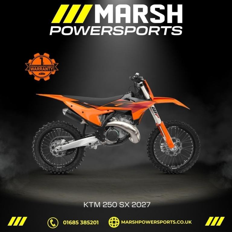 250 SX 2027 Model - KTM Main Dealer - Reserve NOW!