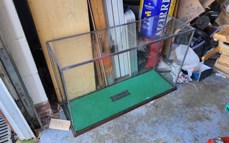 Glass display case model boat,ship etc